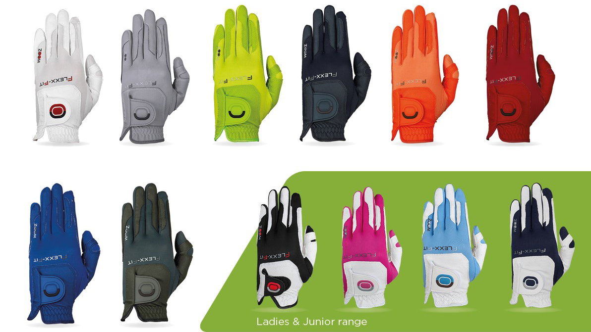 NEW golf glove colours bring style to ZOOM Weather Style line